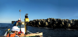 3D Measurements of Fishing Harbors with MMS Survey Boat!