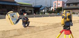 Imaging Robotic Total Station活用事例（DS-200i）