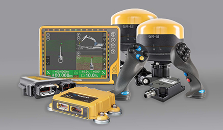 3D-MC GNSS ショベル<br />
X-53x Auto